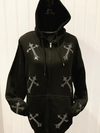 Y2K Zip Cross Jacket