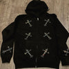 Y2K Zip Cross Jacket